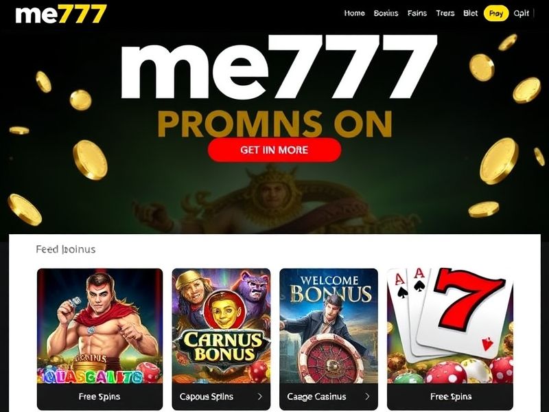 Welcome to me777.com – the premier online gambling platform offering slots, live dealer games, sports betting, and exclusive promotions. Play safely with certified fair games and 24/7 customer support.
